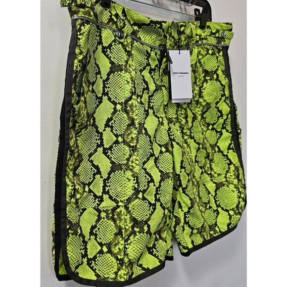 Teddy Vonranson Snakeskin Swim Shorts Trunks Green Men's Size 34 Msrp $345 - Picture 2 of 12